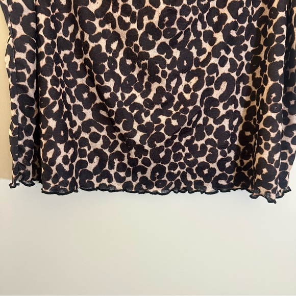 Wild Fable Ruched Leopard Mini Skirt - XL - Picture 5 of 5